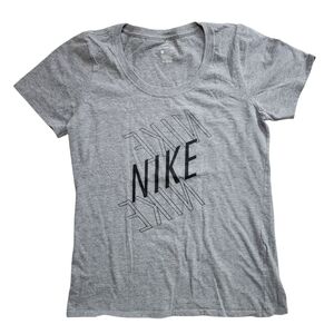 Womens Nike Tee Shirt Size Small Athletic Cut Gray